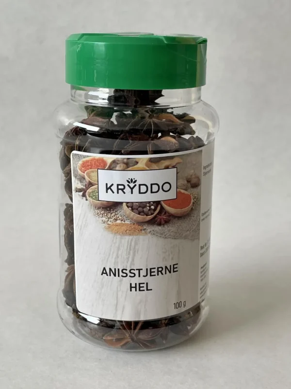 Anis, stjerne, hel 100 gram i Boks