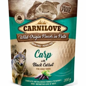 Carnilove Pouch Pate Carp w/Black Carrot 300 gram
