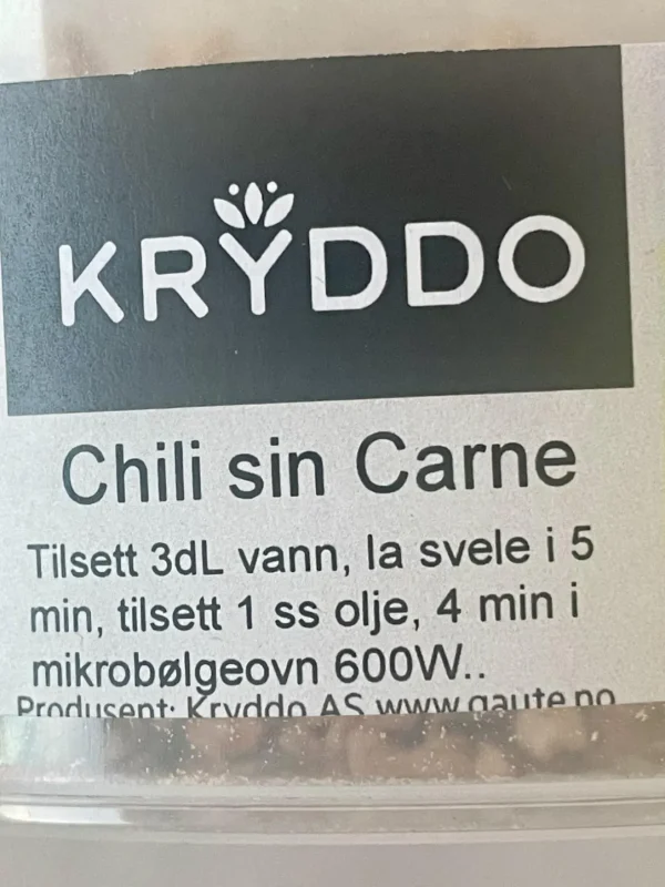 Chili Sin Carne 10 bokser á 100 gram