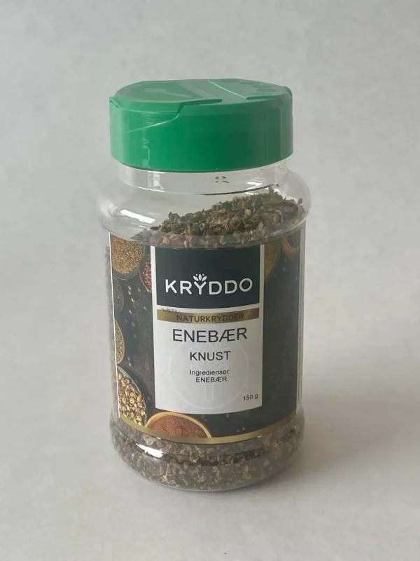 Enebær knust 150 gram i boks
