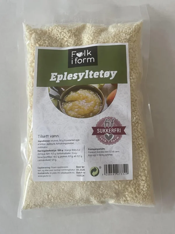 Eplesyltetøy Uten Sukker 273 gram