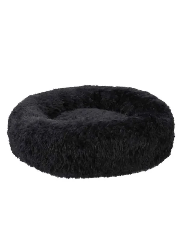 Fluffy Hundeseng S, sort