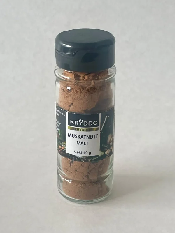 Glass Muskatnøtt malt 40g