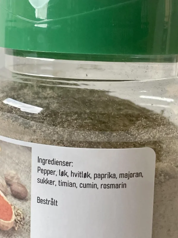 Gyros krydderblanding 200 gram i Boks