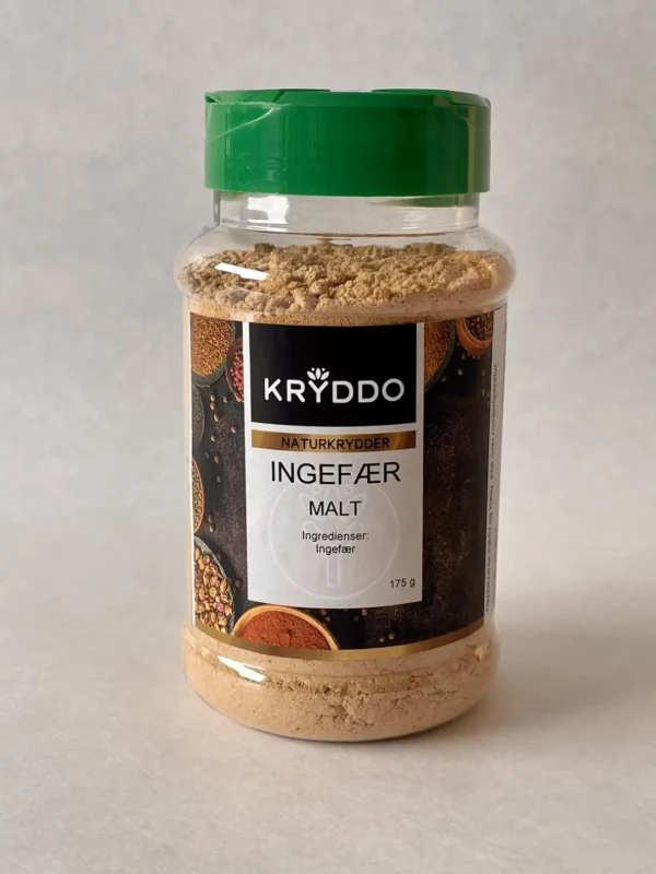Ingefær malt 175 gram i Boks