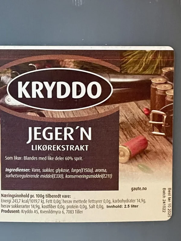 Jeger’n 2,5 liter