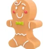 Juleleke Latex Pepperkake Figurer 11cm m/Lyd