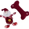 Juleleke Xmas Gift Set Plysj/stoff 30 cm