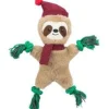 Juleleke Xmas Sloth Plysj/Tau 30cm