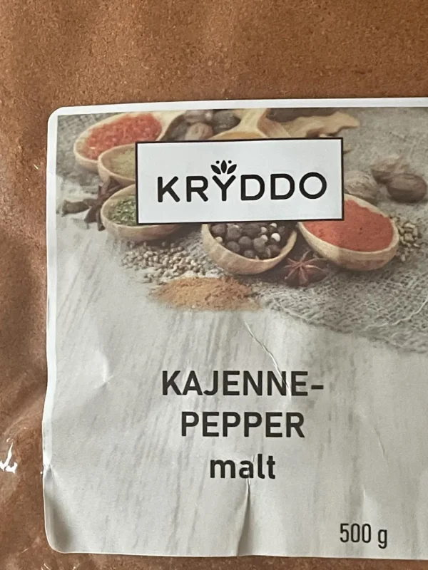Kajennepepper 500 gram