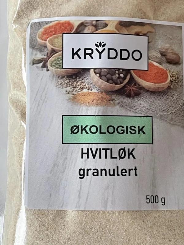 Økologisk Hvitløk granulert 500 gram