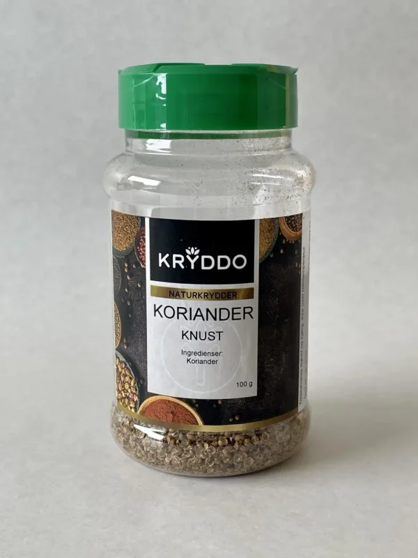 Koriander knust 100 gram i boks