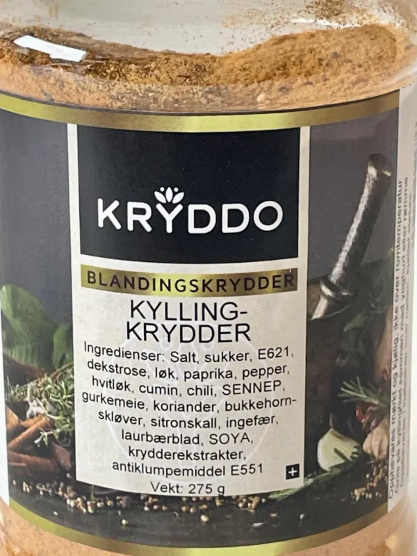 Kylling krydder 250 gram i boks