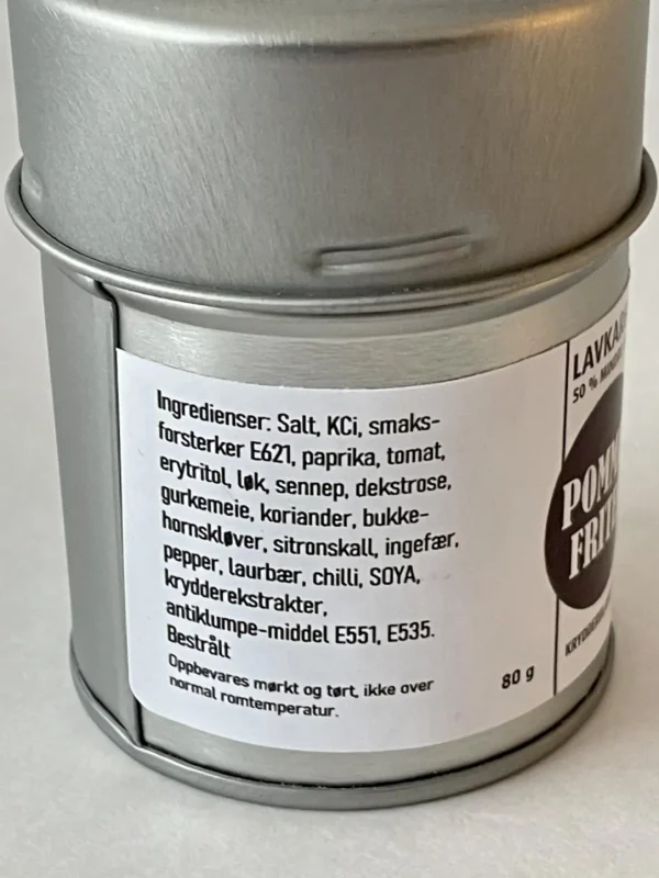 Lavkarbo Pommes Frites 80 gram