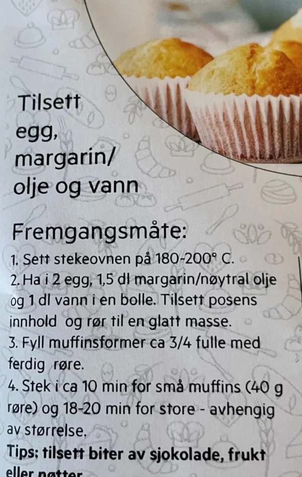 Lys Muffins 5 poser