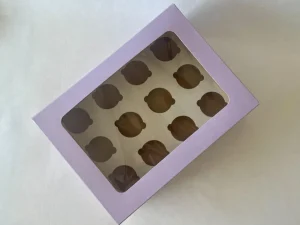 Mini Cupcakes eske, plass til 12, med innlegg 10pk