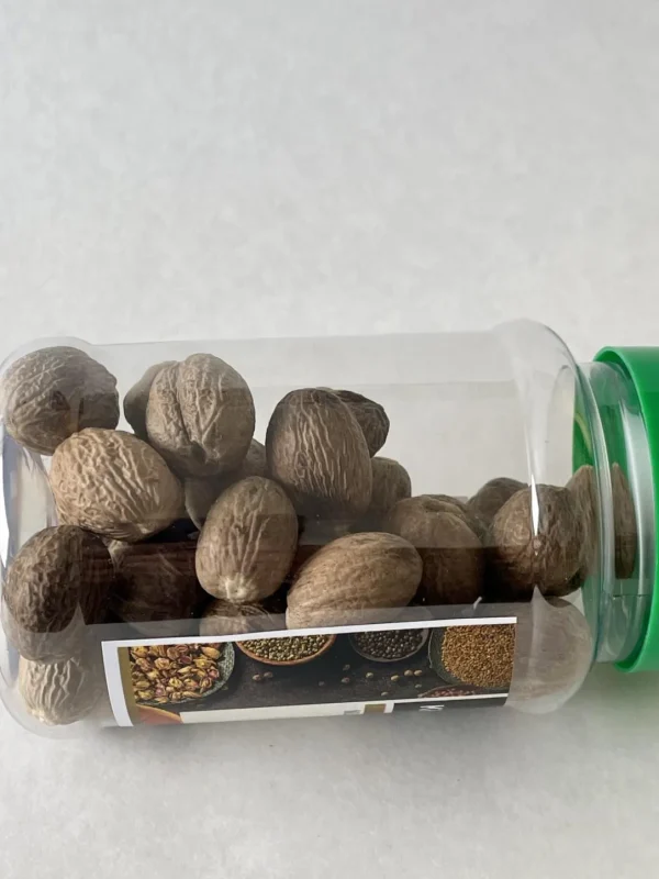 Muskatnøtt hel 225 gram i boks