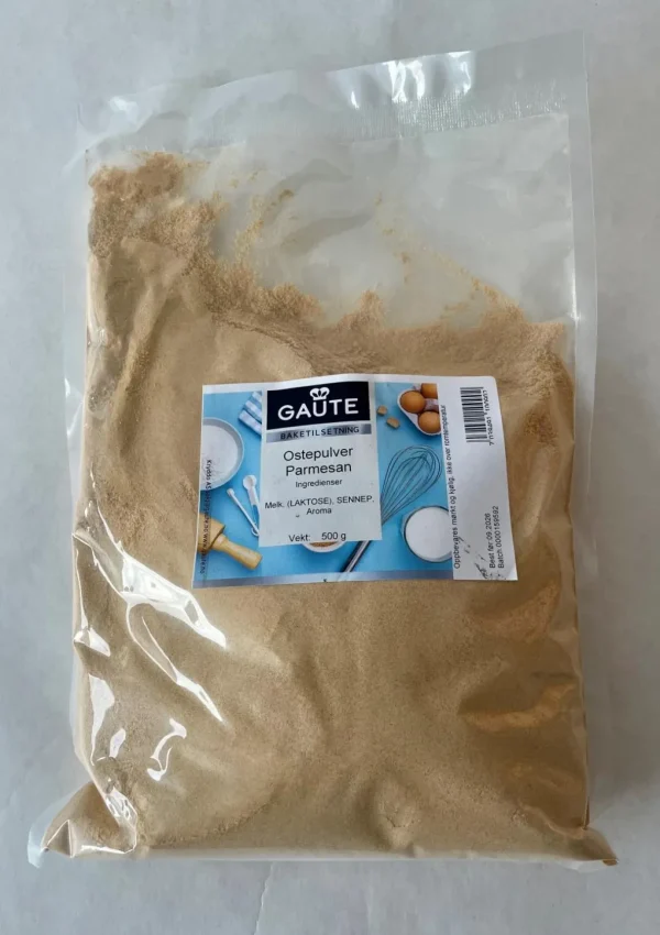 Ostepulver Parmesan 500 gram