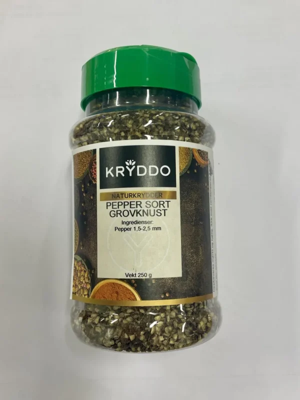 Pepper sort grovknust 250 gram i boks