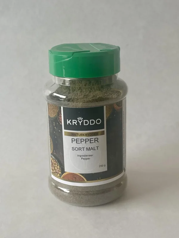 Pepper sort malt 250 gram i boks
