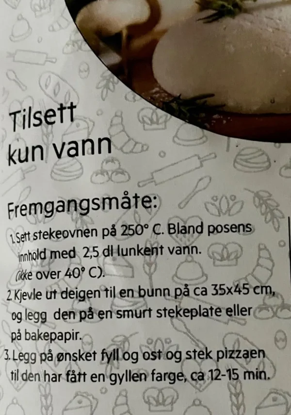 Pizzabunn 5 poser