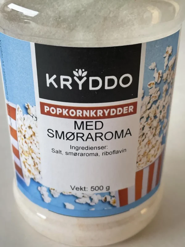 Popcornkrydder med salt og smøraroma 500 gram