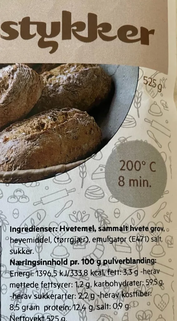 Rundstykker 5 poser