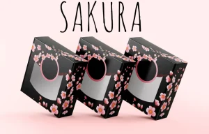 Sakura kakeesker 28x28x10 cm 10stk