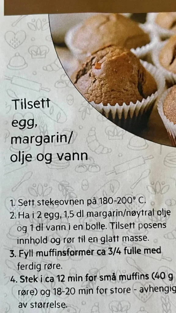 Sjokolademuffins 5 poser