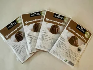 Sjokoladepudding uten sukker 4 poser