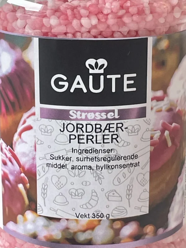 Strøssel Jordbærperler 350 gram