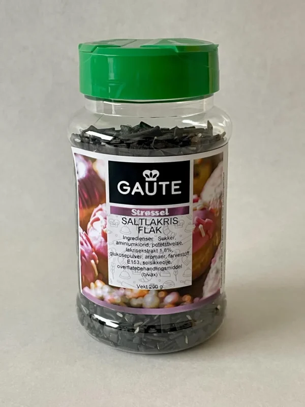 Strøssel Salt Lakris Flak 290 gram