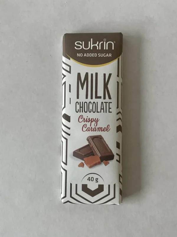 Sukrin Milk Chocolate Crispy Caramel 40 g