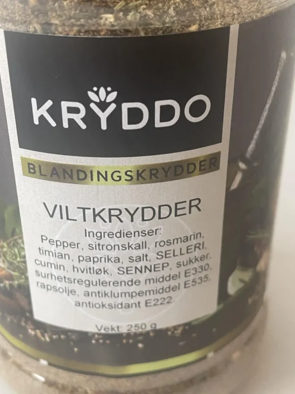 Viltkrydder 250 gram i boks